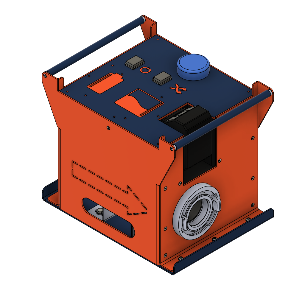 CAD-Zeichnung des WetTron Vorserienmodells